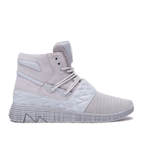 Tenis Altos Supra JAGATI Hombre Gris/Blancas (MX-89827)